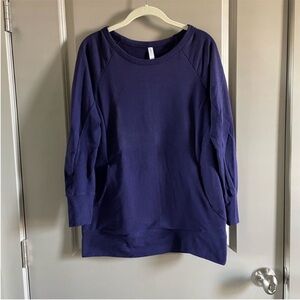 GapFit - twilight navy tunic sweatshirt with pockets